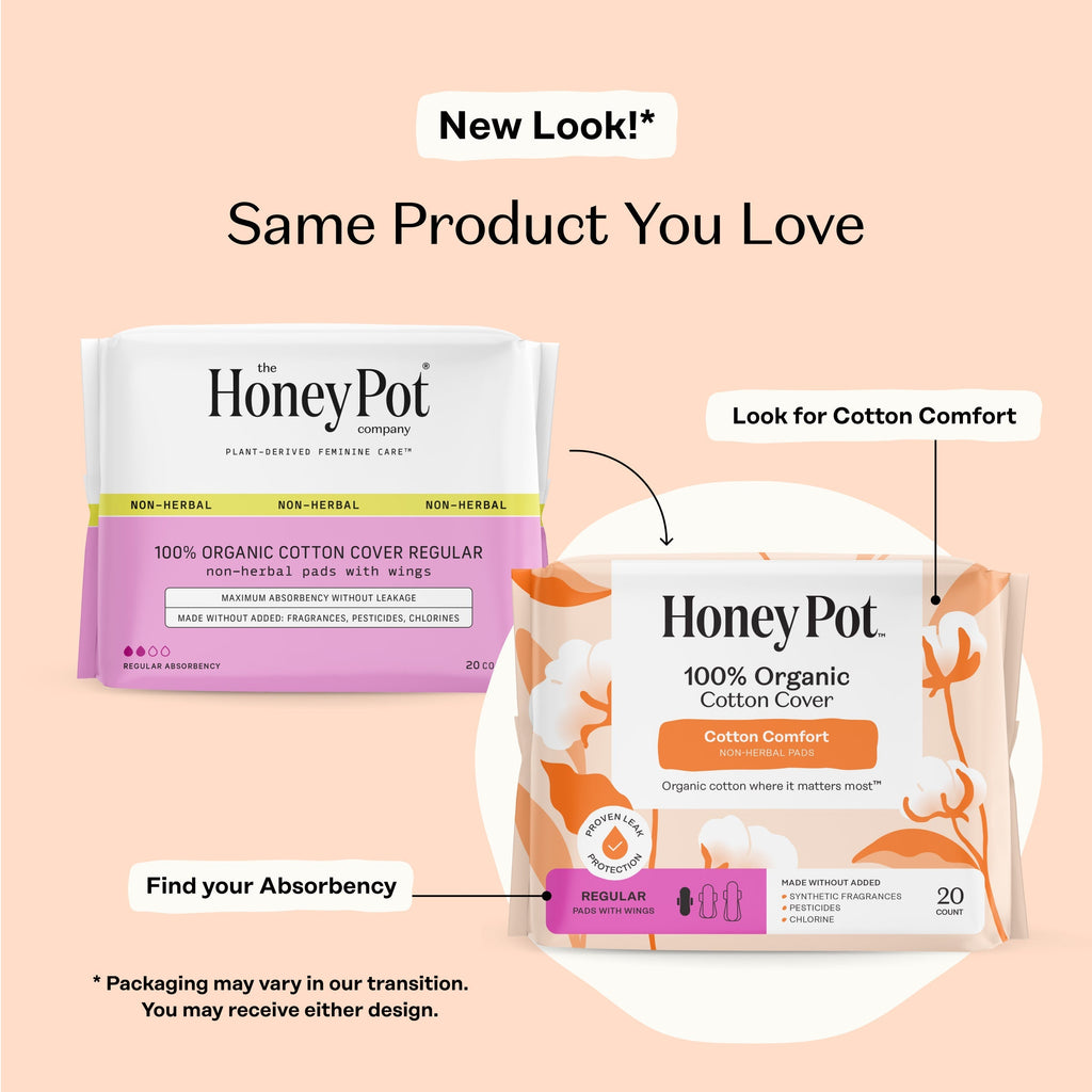 Organic Cotton Comfort Cover Regular Pads