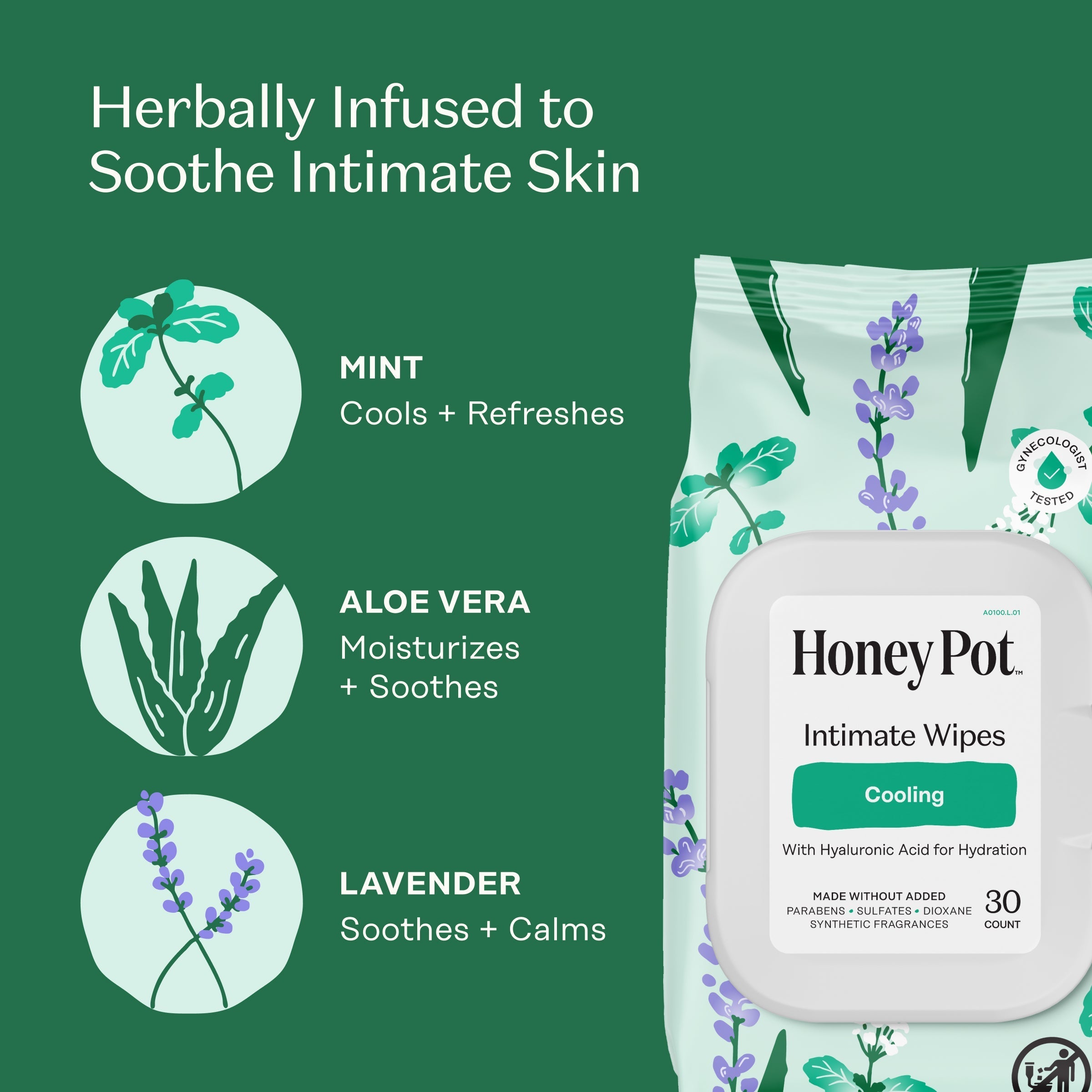 Cooling Intimate Wipe