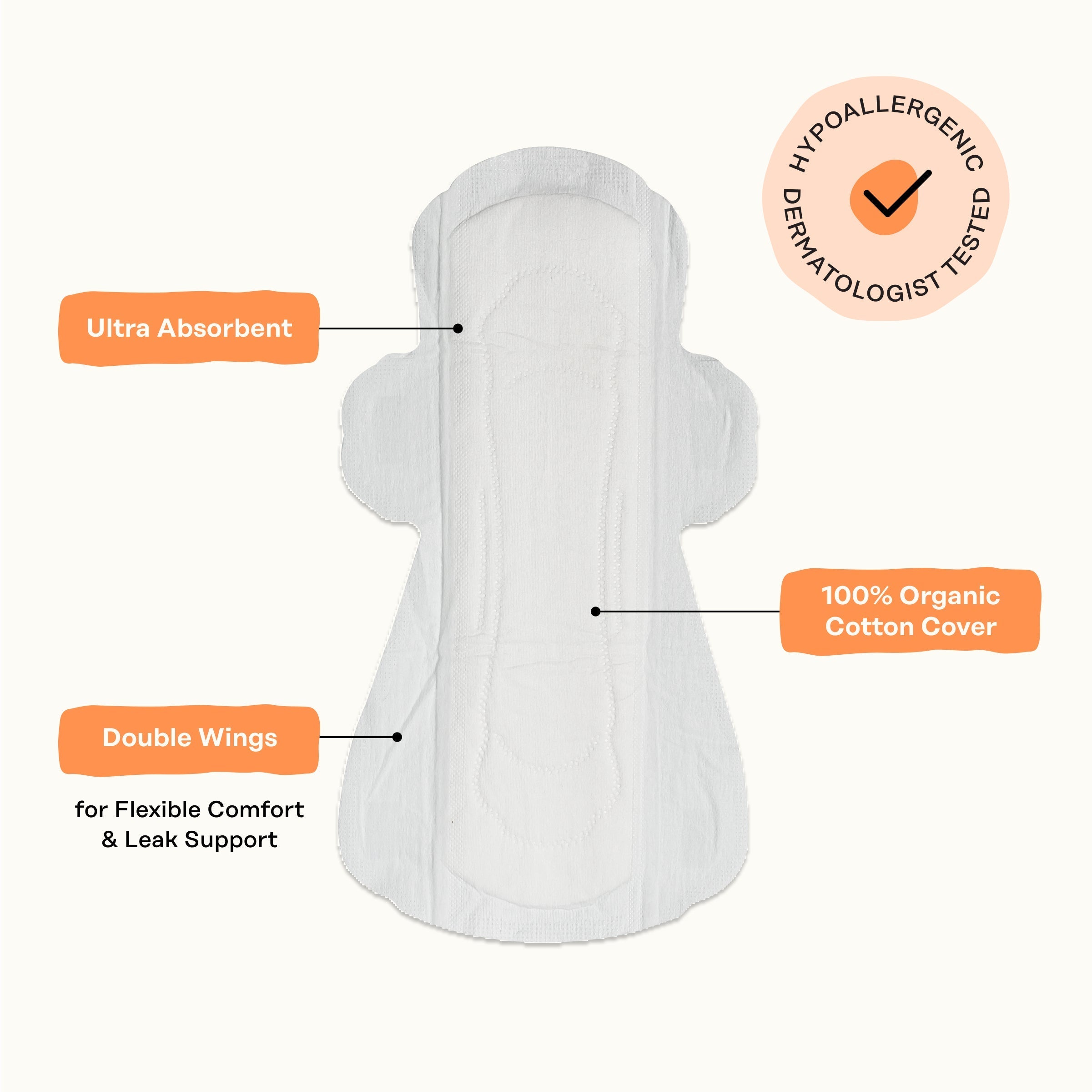 Organic Cotton Comfort Cover Super Pads
