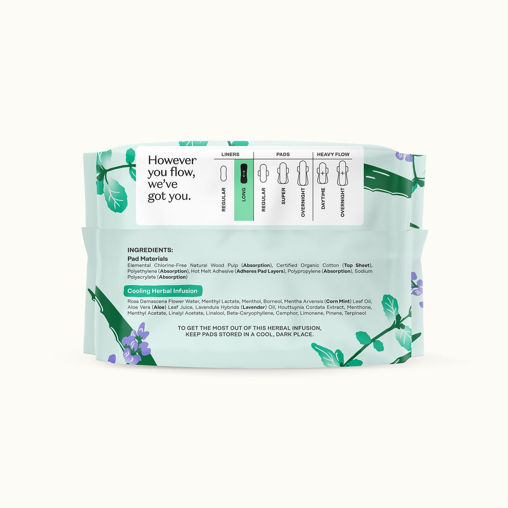 Organic Cotton Cooling Herbal Infusion Long Liners