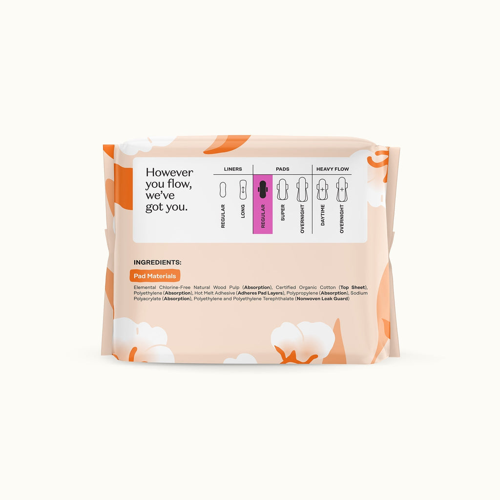 Organic Cotton Comfort Cover Regular Pads