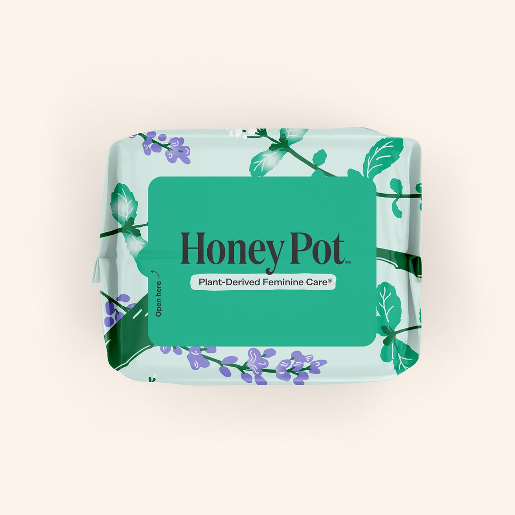 Organic Cotton Cover Cooling Herbal Infusion Heavy Flow Overnight Pads